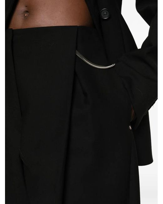 Sportmax Black Boxy Lapel Suit