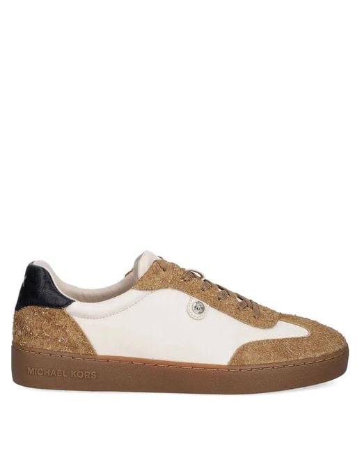 MICHAEL Michael Kors Brown Leather Sneakers