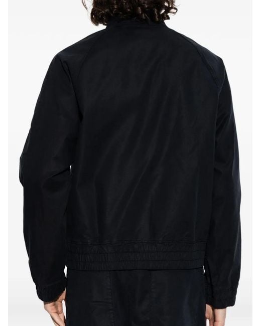 Officine Generale Blue Cory Raglan-Sleeve Bomber Jacket for men