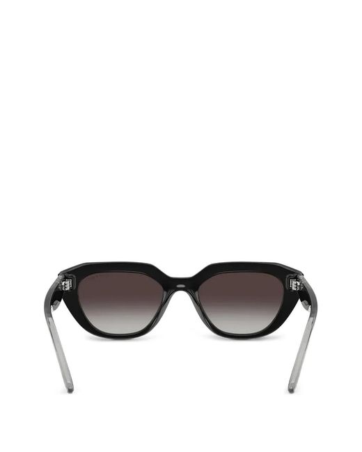 Vogue Eyewear Gray Geometric-Frame Sunglasses