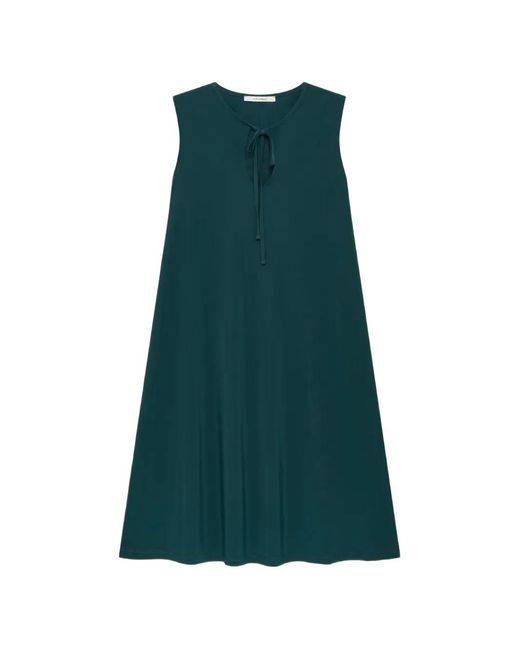 Maliparmi Green Keyhole-Detail Sleeveless Dress