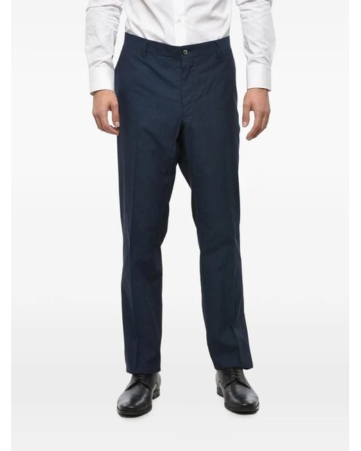 Corneliani Blue Identity Trousers for men