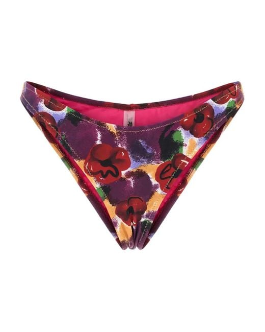 Reina Olga Red Brigitte Bikini Bottoms