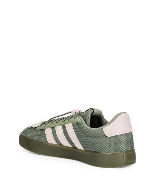 Adidas Green Logo-Patch Toggle-Fastening Sneakers