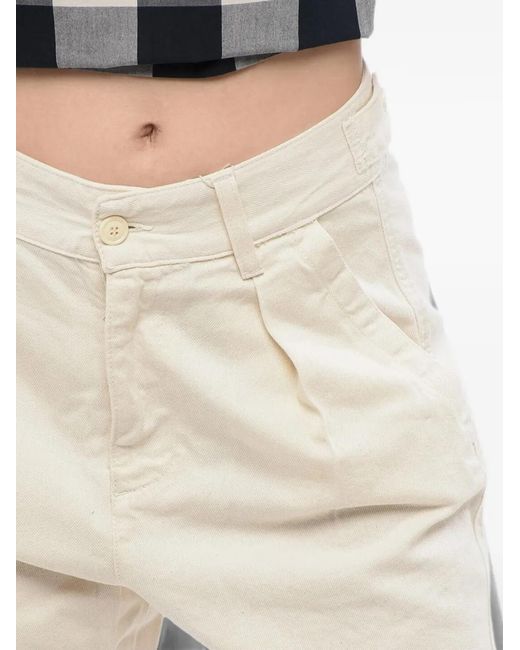 Woolrich Natural Pleated-Waist Jeans