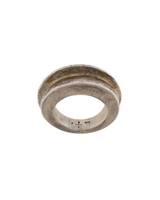 Parts Of 4 Metallic Foldform Crescent Ring