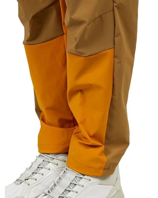 The North Face Yellow Lightweight Shell Trousers for men