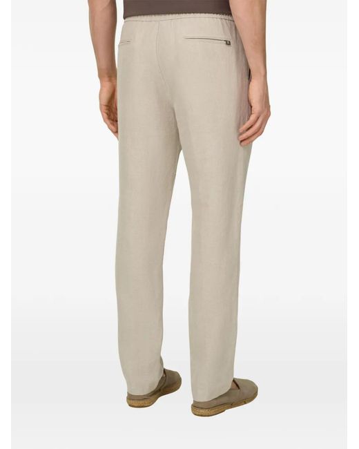 Boggi Natural City Linen Pants for men