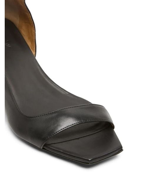 Marsèll Black Cucchiaia Leather Sandals