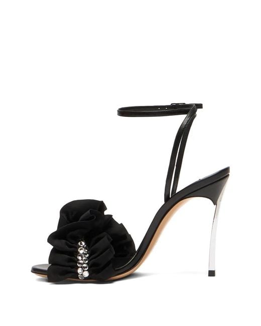 Casadei Black Annabel Blade Sandals