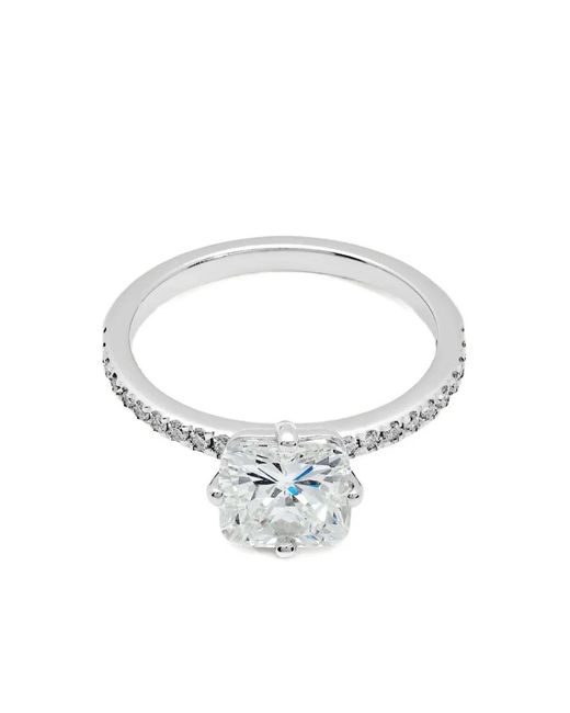 Jewels Aficionado Metallic 18K Diamond Engagement Ring