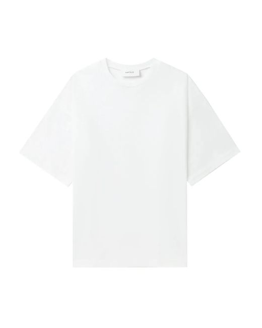 Enfold White Cotton T-Shirt