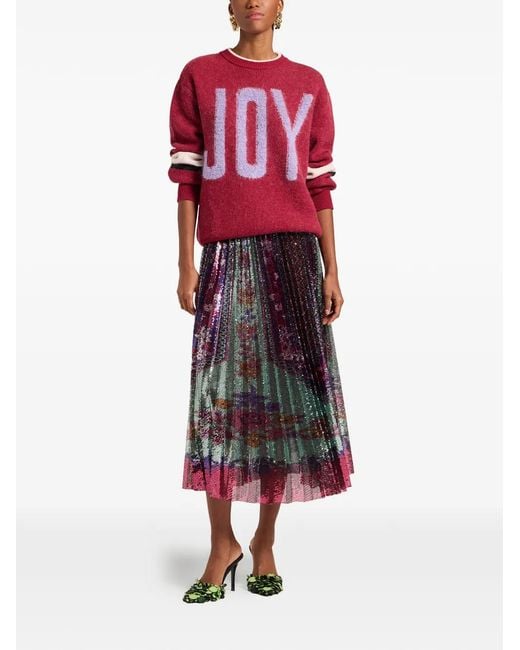 LaDoubleJ Red Joy Sweater