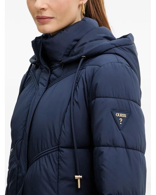 Guess Blue Quilted Coat