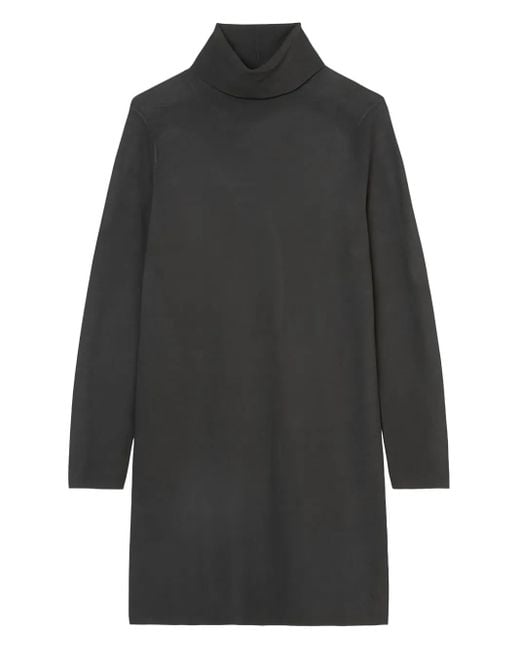Marc O' Polo Gray Turtleneck Sweater Mini Dress