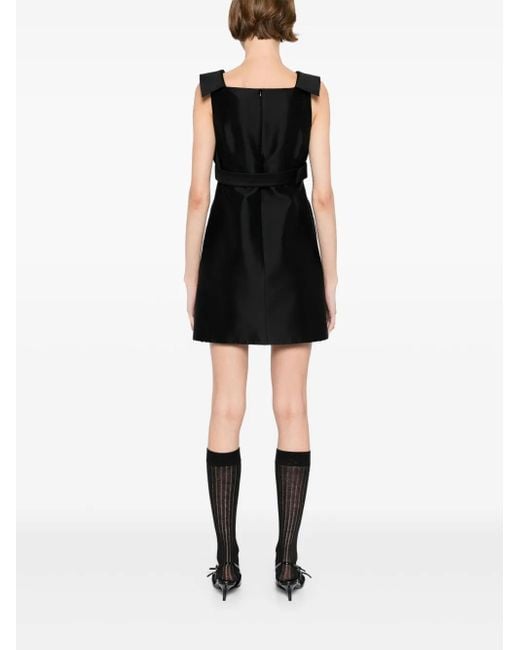 ShuShu/Tong Black Sleeveless-Sleeve Dress