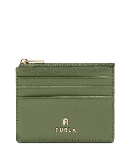 Furla Green Camelia Card Holder