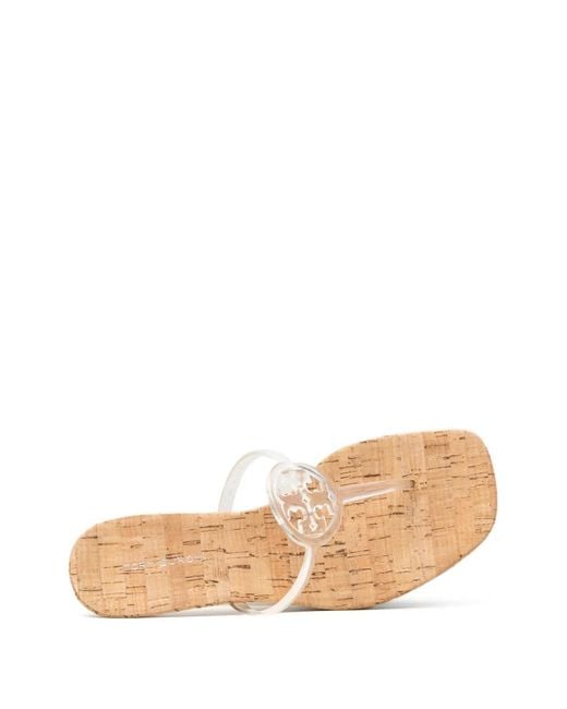 Tory Burch Natural Miller Jelly Sandals