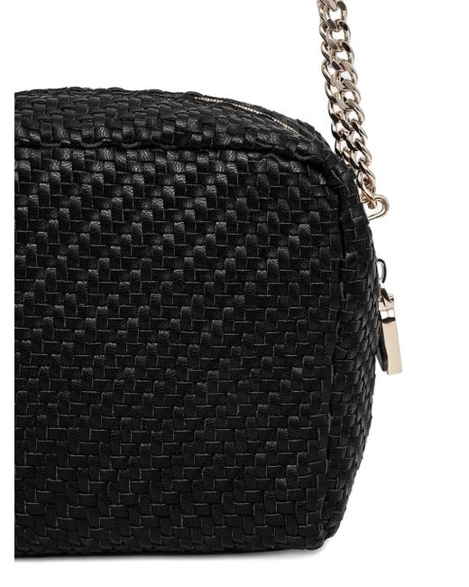 Guess Black Francy Woven Mini Crossbody Bag
