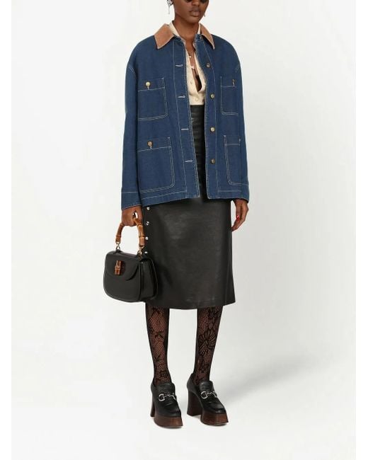 Gucci Blue Denim Jackets