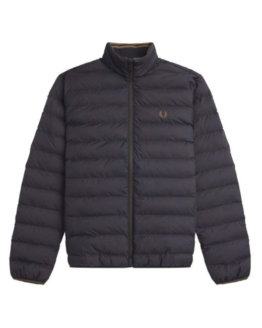 メンズ Fred Perry Padded Jacket Blue