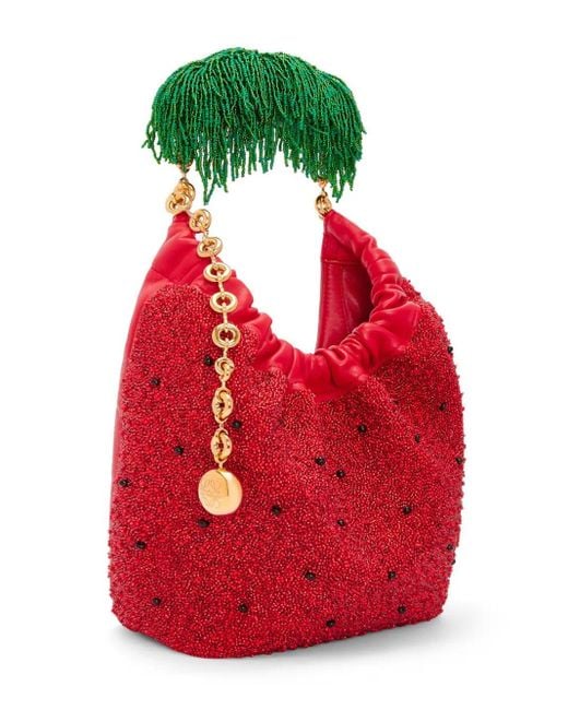Loewe Red Mini Squeeze Bag