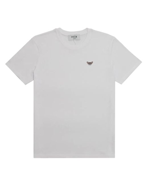 PELO FOUNDATION アップリケ Tシャツ White