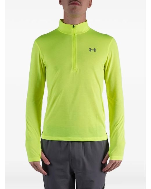 Under Armour Green Zip T-Shirt for men