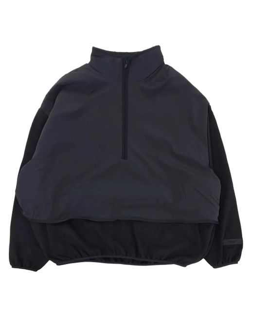Fear Of God Blue Layered Fleece Sweatshirt for men
