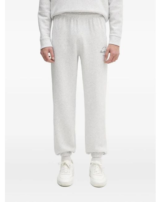 Sporty & Rich White Cotton-Blend Track Pants