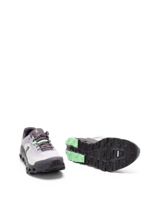On Shoes Gray Cloudvista 2 Logo-Detail Sneakers for men