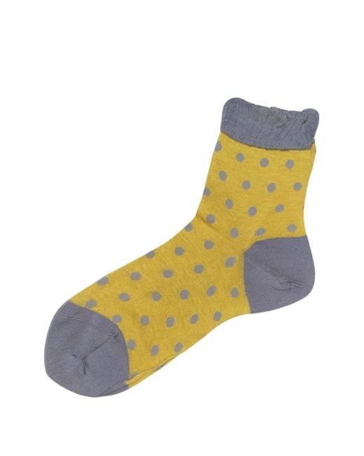 Antipast Blue Chaussettes À Pois