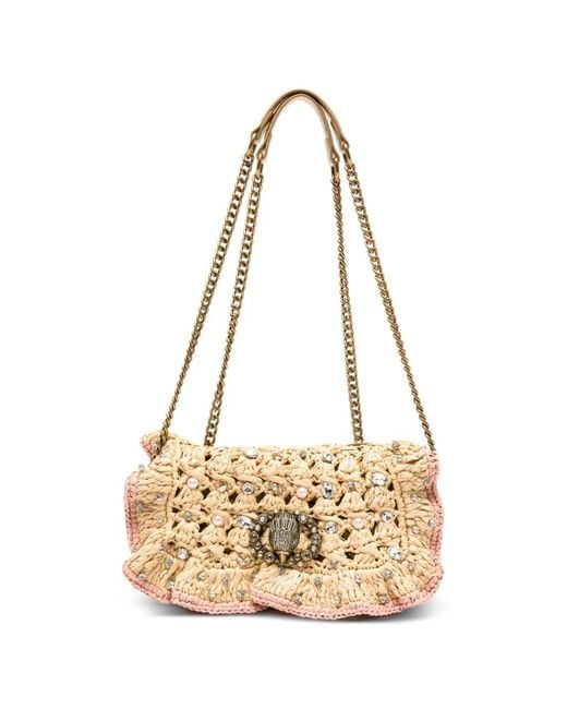 Kurt Geiger Metallic Petit Sac Porté Épaule Chelsea À Volants