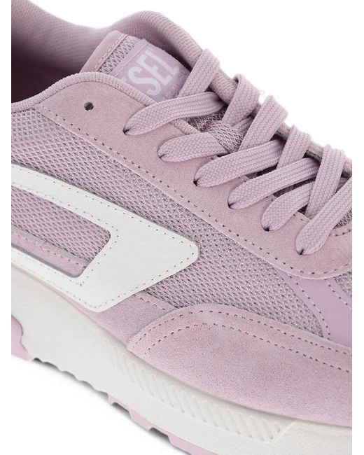 DIESEL Pink S-Tyche Panelled Sneakers