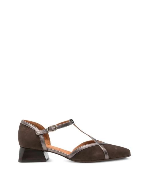 Chie Mihara Brown Hidrow T-Bar Pumps