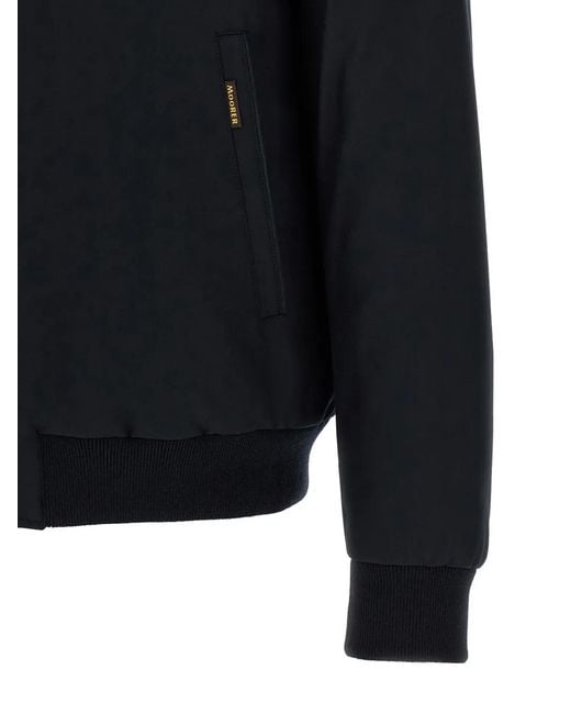 Moorer Blue Janos Bomber Jacket for men