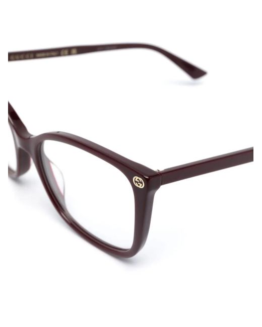 Gucci Brown Cat-Eye Optical Glasses