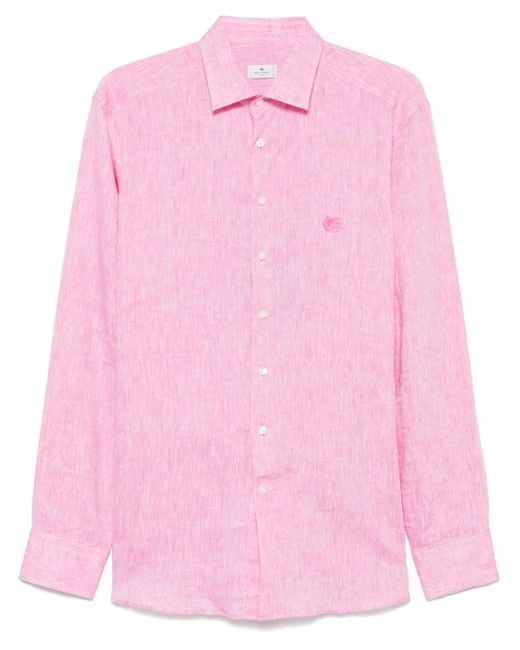 Etro Pink Shirts for men