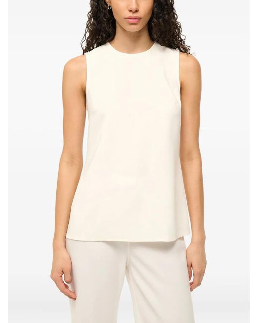 Staud White Bronte Top