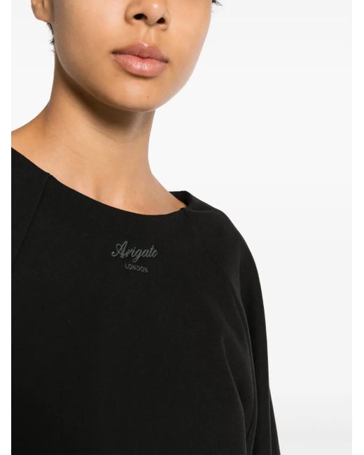 Axel Arigato Black Halle Logo-Embroidered Sweatshirt