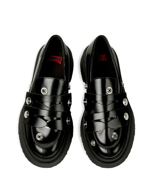 Camper Black Mocassini