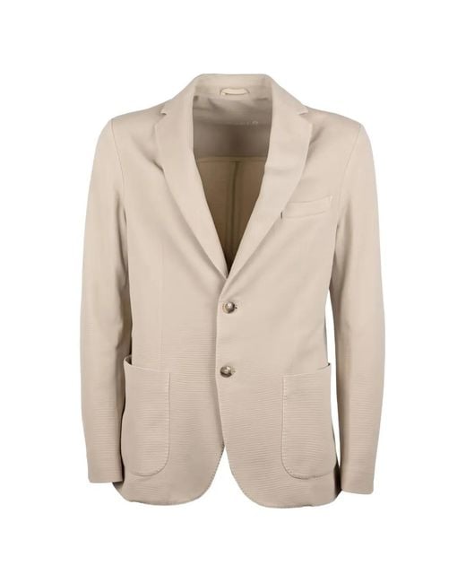 Circolo 1901 Natural Patch-Pocket Blazer for men