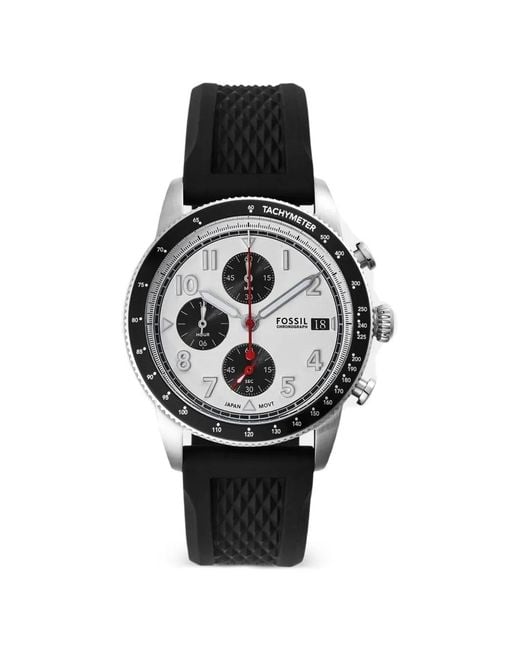 Fossil Black Montre Sport Tourer Chrnographe Mm for men