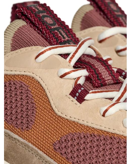 HOFF Brown Panelled Sneakers