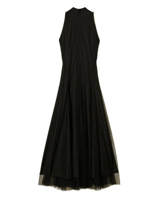 Robe Sans Manches En Tulle À Coupe Longue Twinset en coloris Black