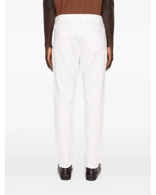 Eleventy White Five-Pockets Jeans for men