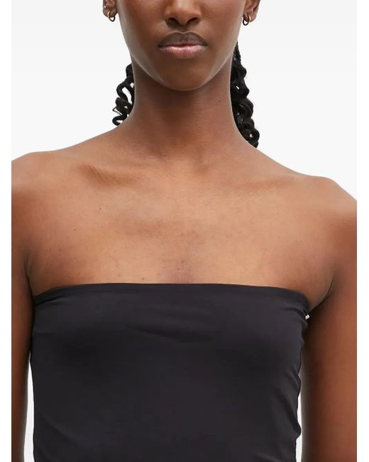 Sportmax Black Strapless Tube Top