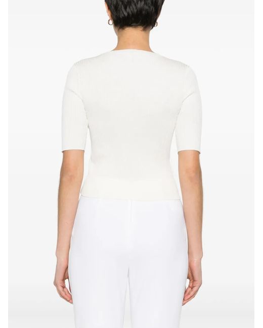 Pinko White Maglia Love Birds
