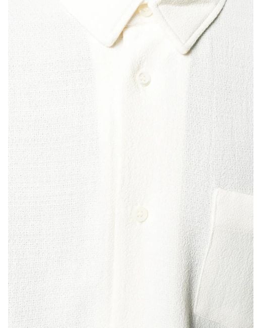 Séfr White Hampus Plain Shirt for men