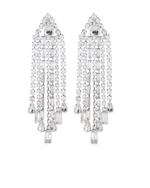 Magda Butrym クリスタル ピアス White